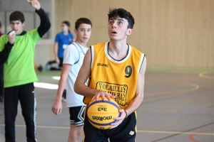 Le lycée public de Monistrol double champion académique UNSS de basket 3x3