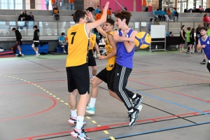 Le lycée public de Monistrol double champion académique UNSS de basket 3x3