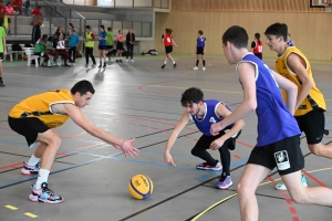 Le lycée public de Monistrol double champion académique UNSS de basket 3x3