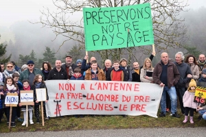 Saint-Maurice-de-Lignon : à « Esclunes », les riverains veulent de la fibre, pas d&#039;une antenne téléphonique