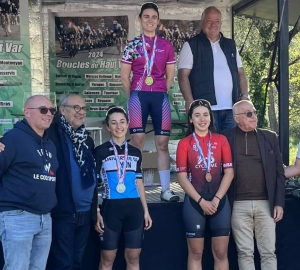 Line Montana vice-championne de France universitaire de cyclisme