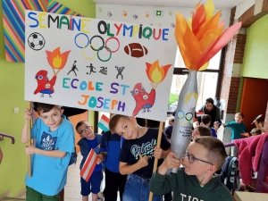 Montfaucon-en-Velay : une dernière semaine olympique à l&#039;école Saint-Joseph