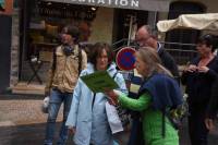 L&#039;association a été présente sur le marché. Photo Lucien Soyère.