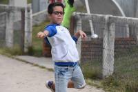 Les écoliers participent à un concours de pétanque en triplettes