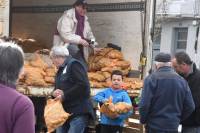 Les prix varient selon la variété. Ce jeudi, la Monalisa française s&#039;achetait 1,12 euro le kg par 25 kg, la ratte 2 euros... Photo Lucien Soyere