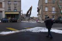 Yssingeaux : un point de vue inédit avec la démolition de l&#039;ancien lycée du Sacré-Coeur