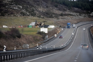 Yssingeaux : la maison « abandonnée » en cours de démolition au bord de la RN88