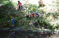 Les enfants étaient 53 sur seulement 300 m de rivière.