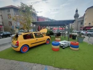 Yssingeaux : un aménagement éphémère interroge sur la place de la nature et de la voiture en ville