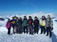 Grazac-Lapte : le club de foot et basket en week-end ski à La Plagne