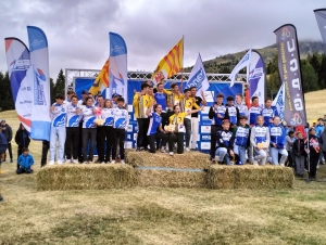 Sainte-Sigolène : Maé Barralon et Noa Tessier en équipe régionale sur le Trophée de France du Jeune Vététiste