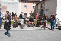 Des musiciens ont rythmé l&#039;apéro.