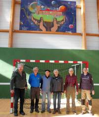 Saint-Pal-de-Chalencon : une fresque originale installée à la halle des sports