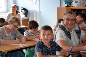 Ecole Arc-en-Ciel à Retournac : la dictée solidaire d&#039;ELA lue par Théo Debard