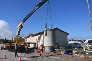 La Chapelle-d&#039;Aurec : les poubelles semi-enterrées installées près du stade