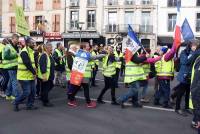 La manifestation régionale des Gilets jaunes au Puy-en-Velay en images