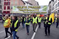 La manifestation régionale des Gilets jaunes au Puy-en-Velay en images