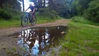 Trois cents vététistes en plein raid dans les monts d&#039;Ardèche