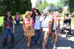 Saint-Romain-Lachalm : les 40 ans reçoivent le premier prix des chars des classards