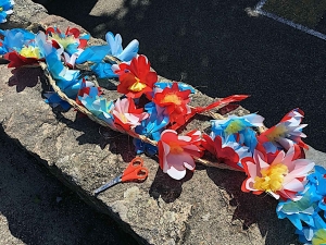 Les écoliers de Grazac font des décorations pour le Tour de France