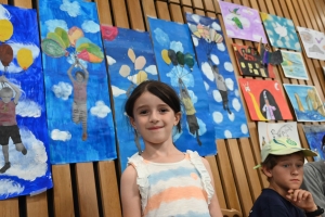 Yssingeaux : un week-end d&#039;exposition dans les nuages pour les élèves des Parsonniers