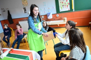 Sainte-Sigolène : les fruits et les légumes à l&#039;épeuve des sens à l&#039;école Germaine-Tillion