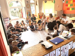 Deuxième matinée de découverte de l’école de Grazac pour les futurs écoliers