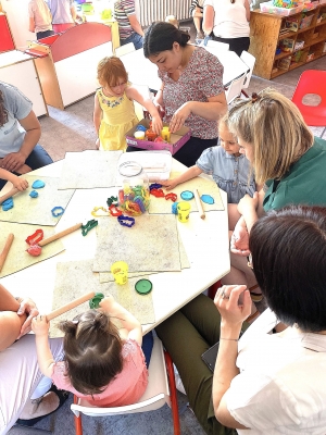 Deuxième matinée de découverte de l’école de Grazac pour les futurs écoliers