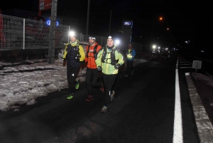 Une nuit blanche pour 325 coureurs entre Le Puy et Firminy