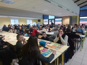 Monistrol-sur-Loire : coinche et loto ont ravis les joueurs à l&#039;école Notre-Dame-du-Château