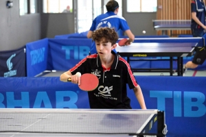 Tennis de table : Adrien Lebrat remporte deux titres de champion