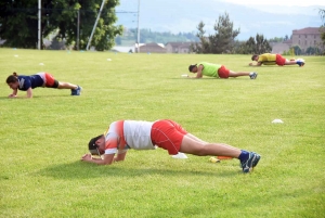 Monistrol-sur-Loire : le club de rugby a repris l&#039;entraînement