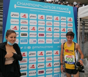 Athlétisme : Simon Petiot dans le Top 8 national sur 5000 mètres marche