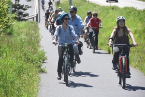 Une quarantaine de vélos pour la rando-spectacle sur la Via Fluvia entre Yssingeaux et Grazac