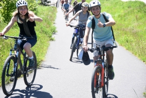 Une quarantaine de vélos pour la rando-spectacle sur la Via Fluvia entre Yssingeaux et Grazac