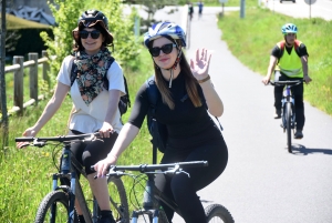 Une quarantaine de vélos pour la rando-spectacle sur la Via Fluvia entre Yssingeaux et Grazac