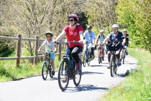 Une quarantaine de vélos pour la rando-spectacle sur la Via Fluvia entre Yssingeaux et Grazac