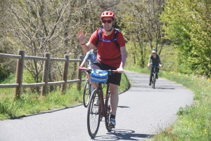 Une quarantaine de vélos pour la rando-spectacle sur la Via Fluvia entre Yssingeaux et Grazac