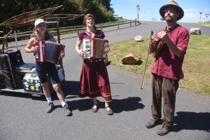 Une quarantaine de vélos pour la rando-spectacle sur la Via Fluvia entre Yssingeaux et Grazac