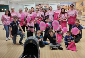 Yssingeaux : une action &quot;Bowling Rose&quot; organisée au bowling