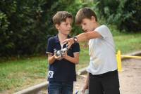 Retournac : les enfants du centre de loisirs du Cros initiés à la pétanque