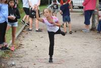 Retournac : les enfants du centre de loisirs du Cros initiés à la pétanque