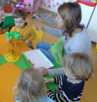 Sainte-Sigolène : les parents au côté de leurs enfants à l&#039;école maternelle