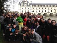 Et devant château de Chenonceau pour les 5e.