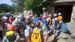 Une sortie aux Estables pour des écoliers de Monistrol