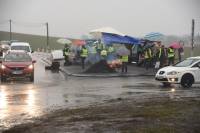 Monistrol-sur-Loire : la pluie s&#039;invite, les Gilets jaunes persistent