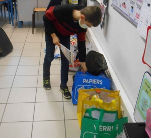 Monistrol-sur-Loire : une sensibilisation au tri des déchets à l&#039;école Notre-Dame-du-Château