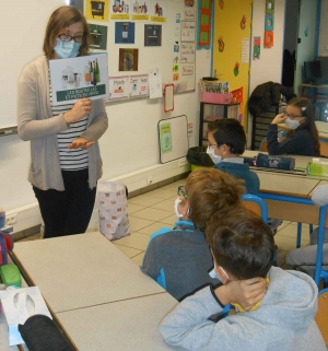 Monistrol-sur-Loire : une sensibilisation au tri des déchets à l&#039;école Notre-Dame-du-Château