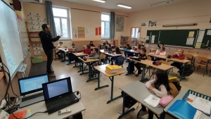 Yssingeaux : un technicien de la pêche intervient à l&#039;école Jean-de-la-Fontaine