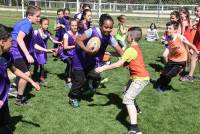 A l&#039;école Jean-de-la-Fontaine, la séquence rugby se termine par un tournoi